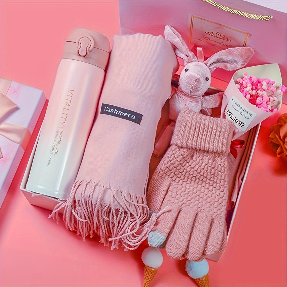 Insulated Sports Water Bottle Gift Set (420ml)-4