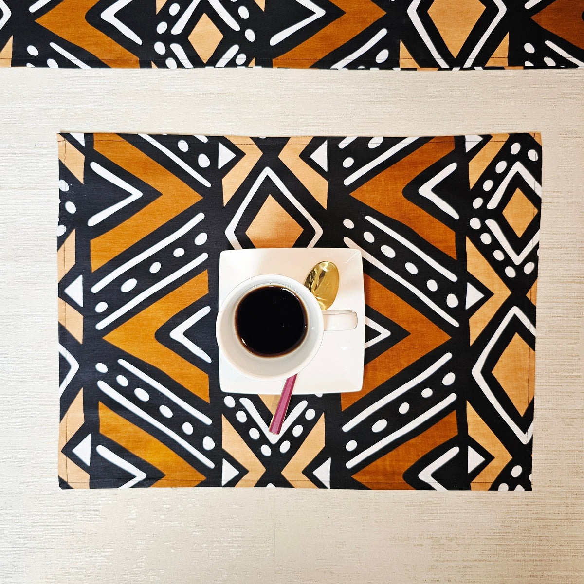 Set of 4 | 8 Placemats | 32cmx42cm | 100% Cotton Placemats.-0