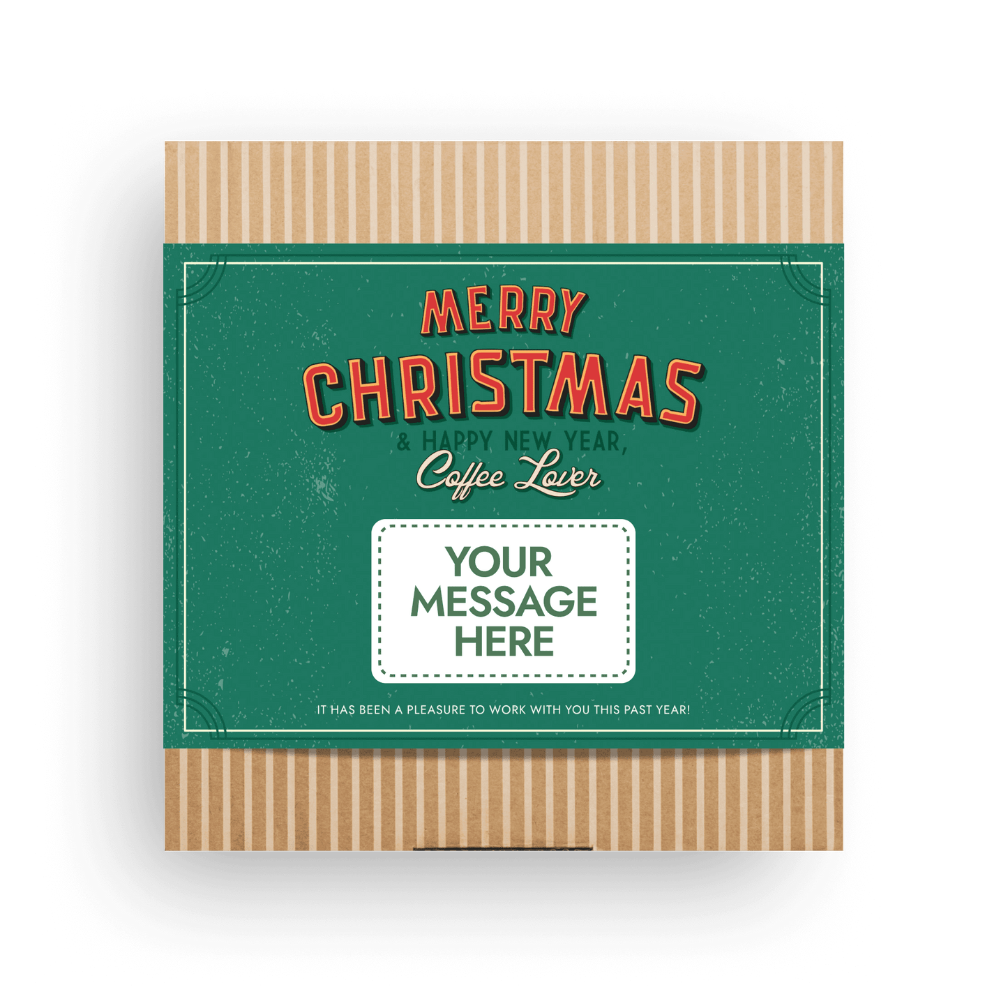 MERRY CHRISTMAS RETRO COFFEE GIFT BOX CUSTOM-1