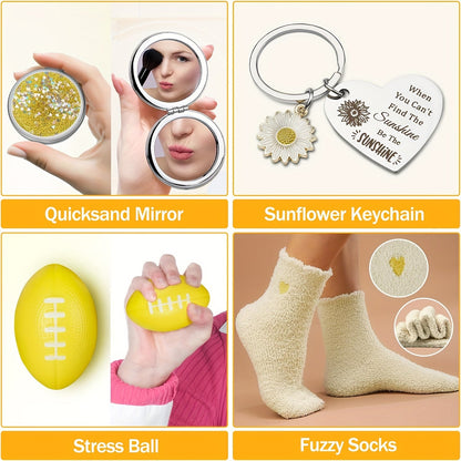 Sunflower Stainless Steel Cup Gift Set-4