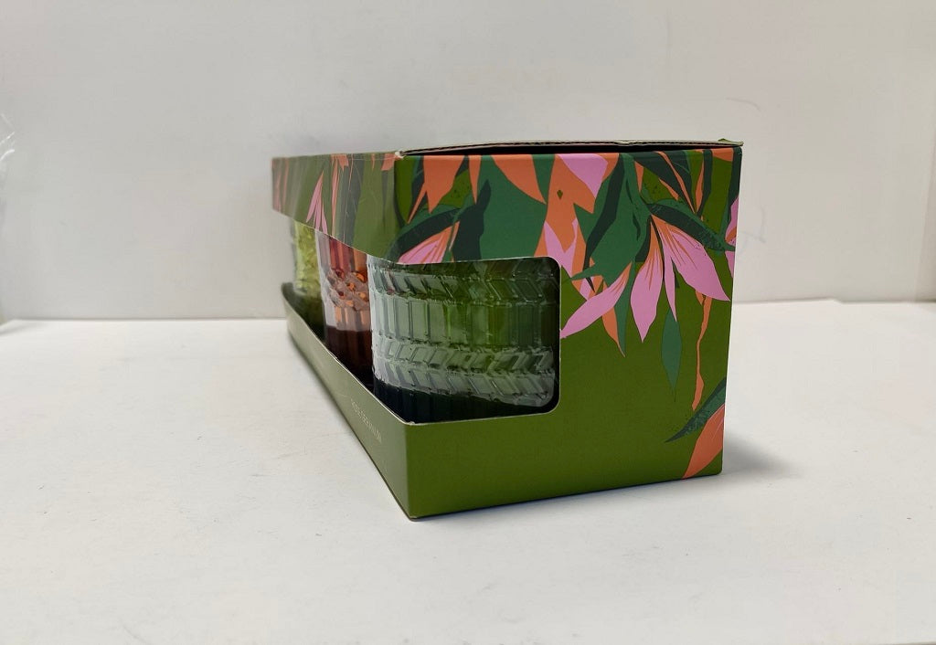 OOSC Giftpack, Premium Olive Oil Candles Trio Set: Rose Geranium, Citrus Bloom and Lemongrass and Ginger-3