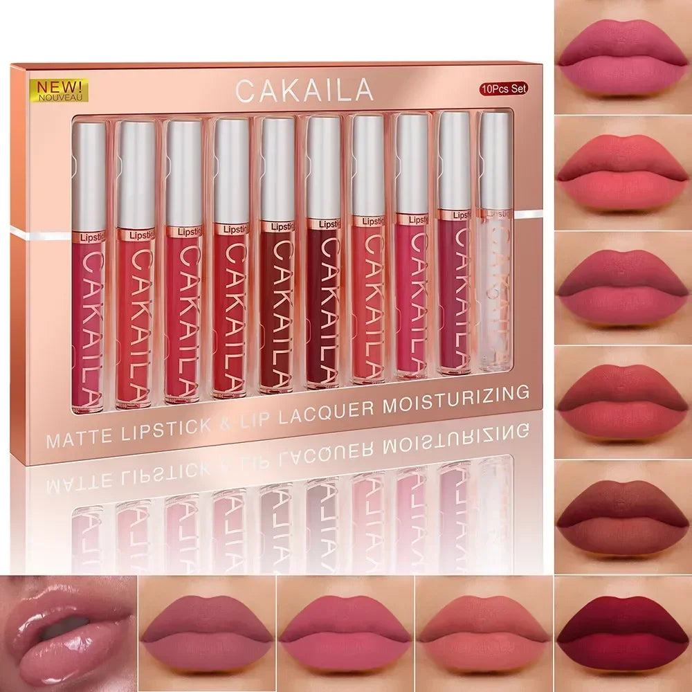 KACAILA 6/10 Colors Lipstick Set Velvet Matte Gift Set-0