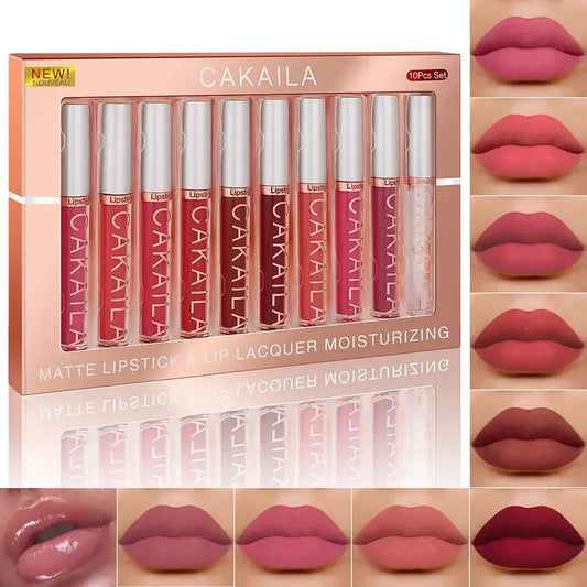 KACAILA 6/10 Colors Lipstick Set Velvet Matte Gift Set-0