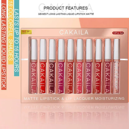 KACAILA 6/10 Colors Lipstick Set Velvet Matte Gift Set-2