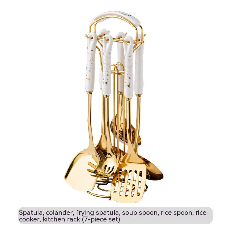 Stainless Steel Scoop and Shovel Kitchen Utensils Set-9