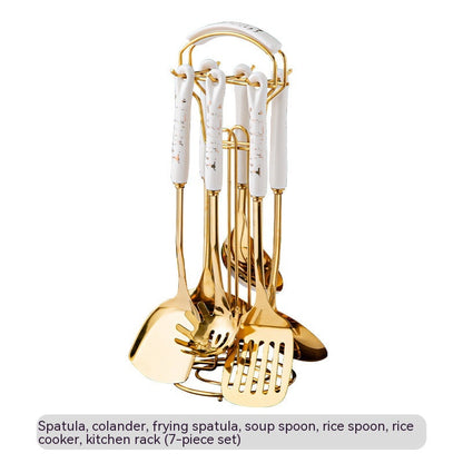 Stainless Steel Scoop and Shovel Kitchen Utensils Set-9