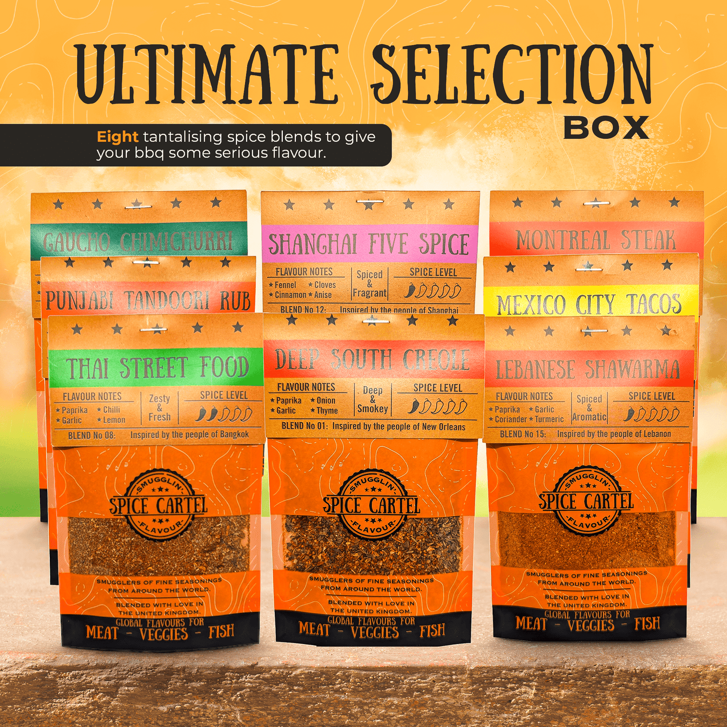 Spice Cartel's Ultimate Gift Box | 8 Spice Blends To Make Delicious Meals-1