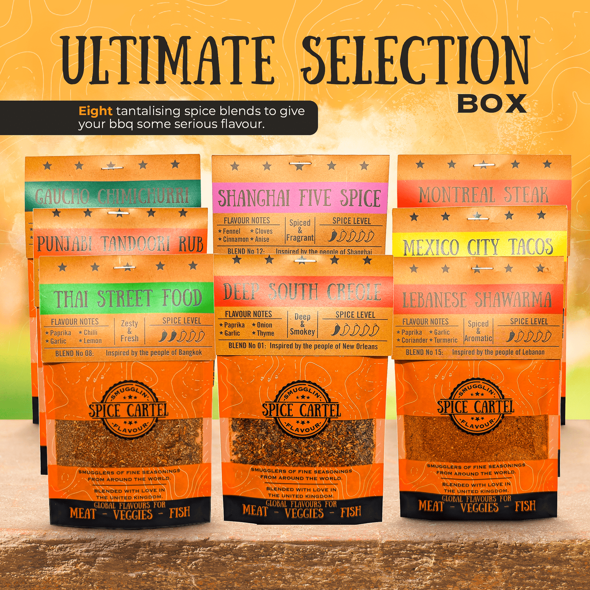 Spice Cartel's Ultimate Gift Box | 8 Spice Blends To Make Delicious Meals-1
